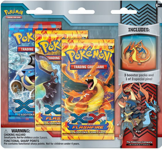 Pokémon: XY Collector Pin 3-Pack - Mega Rayquaza